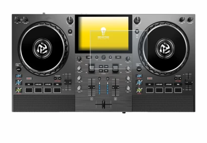Image de l'appareil Numark Mixstream Pro Go avec une grande variété de protections d'écran.