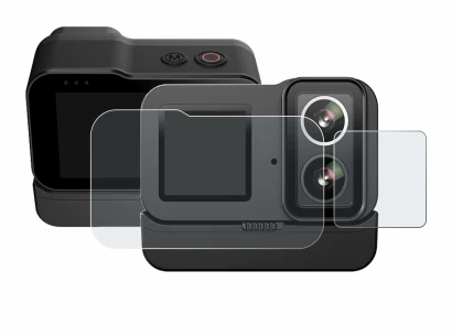 Image de l'appareil SJCAM SJ20 Dual Lens avec une grande variété de protections d'écran.