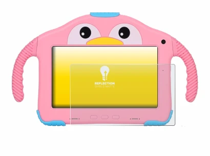 Image de l'appareil okulaku KIDS03-Pro03 7" avec une grande variété de protections d'écran.