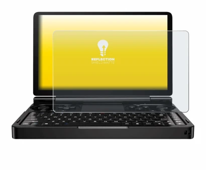 Image de l'appareil GPD Win Mini (2024) avec une grande variété de protections d'écran.