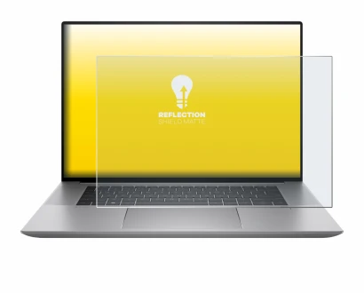 Image de l'appareil HP Zbook Studio 16 G10 avec une grande variété de protections d'écran.