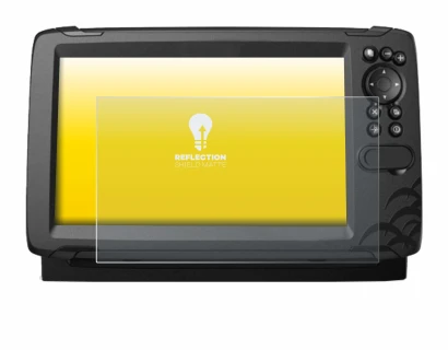 Image de l'appareil Lowrance HOOK Reveal 9 avec une grande variété de protections d'écran.