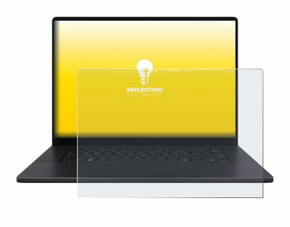 Image de l'appareil ASUS ProArt P16 avec une grande variété de protections d'écran.