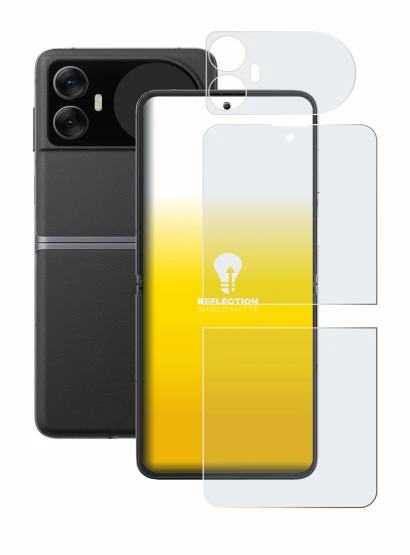 Image de l'appareil Blackview Hero 10 (Avant+Arrière) avec une grande variété de protections d'écran.