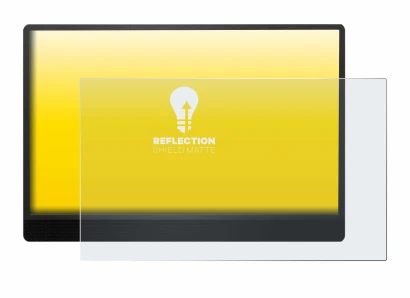 Image de l'appareil MSI Pro MP161 E2 avec une grande variété de protections d'écran.