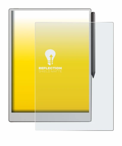 Image de l'appareil reMarkable Paper Pro avec une grande variété de protections d'écran.