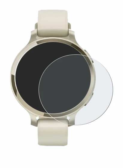 Image de l'appareil Garmin Lily 2 Active avec une grande variété de protections d'écran.