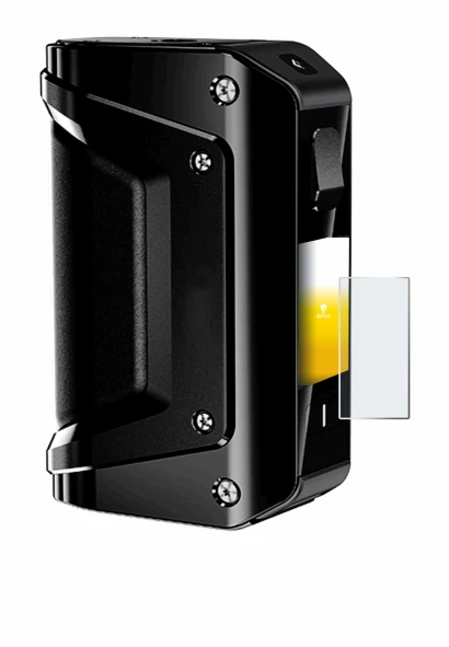 Image de l'appareil geekvape Aegis 3 avec une grande variété de protections d'écran.