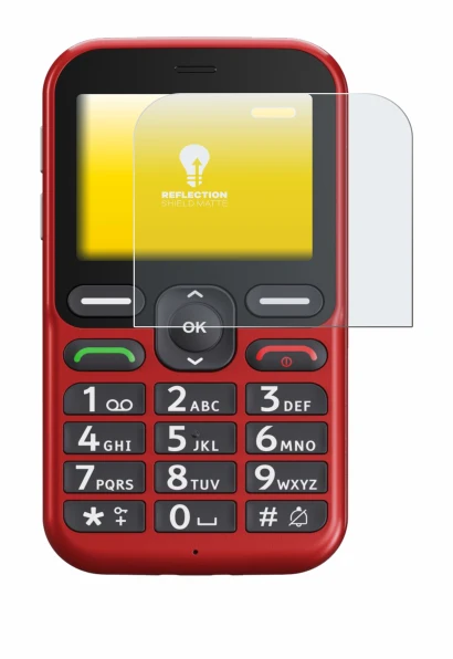 Image de l'appareil Doro Leva L10 avec une grande variété de protections d'écran.