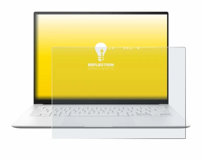 Image de l'appareil ASUS ZenBook S 14 UX5406 avec une grande variété de protections d'écran.