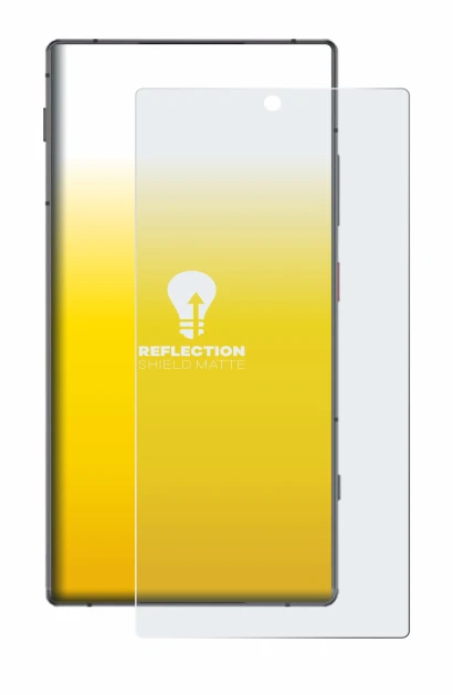 Image de l'appareil Nubia Z70 Ultra avec une grande variété de protections d'écran.