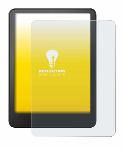 Image de l'appareil Amazon Kindle Paperwhite 2024 (12. Gen.) avec une grande variété de protections d'écran.