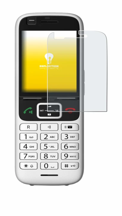 Image de l'appareil Unify OpenScape S6 avec une grande variété de protections d'écran.