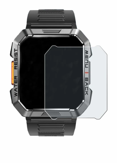 Image de l'appareil Iowodo W60 2" avec une grande variété de protections d'écran.