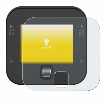 Image de l'appareil ISDT Q6 Retro avec une grande variété de protections d'écran.