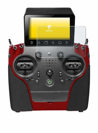 Image de l'appareil PowerBox Systems Atom avec une grande variété de protections d'écran.