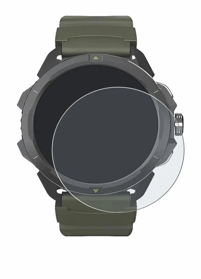 Image de l'appareil Hammer Watch 2 Military Edition avec une grande variété de protections d'écran.