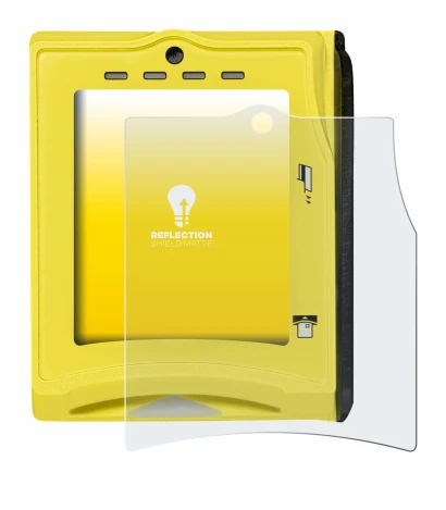 Image de l'appareil Nayax VPOS TOUCH avec une grande variété de protections d'écran.