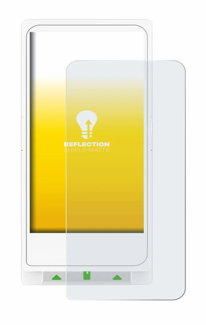 Image de l'appareil Clover Flex avec une grande variété de protections d'écran.