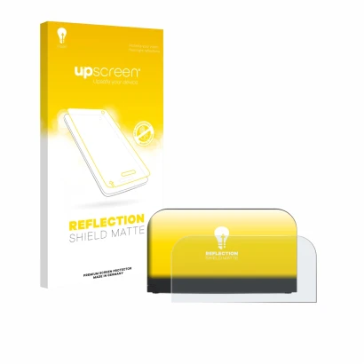 Face avant d’un emballage produit avec le logo de la marque upscreen. À côté, l’appareil Nintendo Switch 2 Station est représe