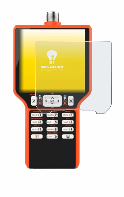 Image de l'appareil RigExpert MATCH avec une grande variété de protections d'écran.