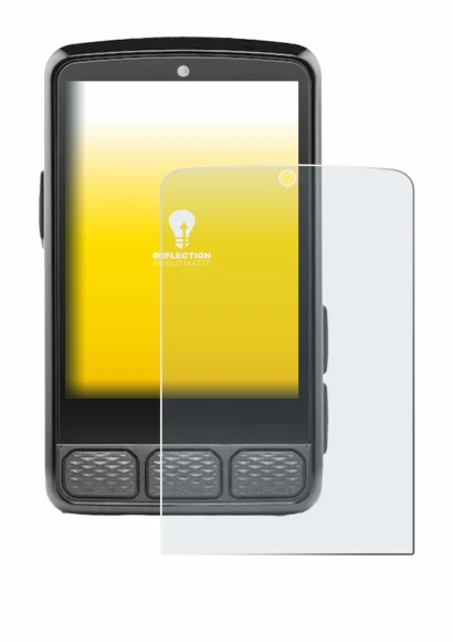 Image de l'appareil Wahoo Elemnt Roam V3 avec une grande variété de protections d'écran.