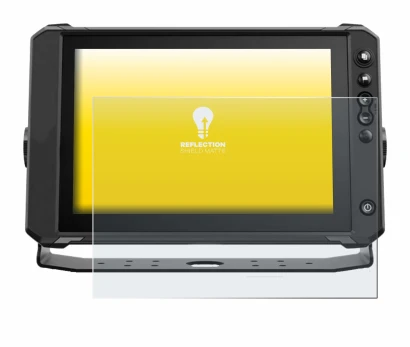 Image de l'appareil Lowrance Elite FS 10 avec une grande variété de protections d'écran.