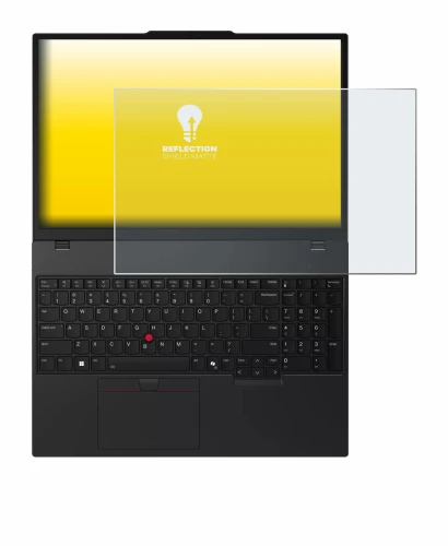 Image de l'appareil Lenovo ThinkPad T16 Gen 4 avec une grande variété de protections d'écran.