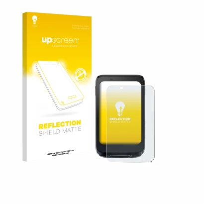 Face avant d’un emballage produit avec le logo de la marque upscreen. À côté, l’appareil iGPSPORT BiNavi est représenté avec l