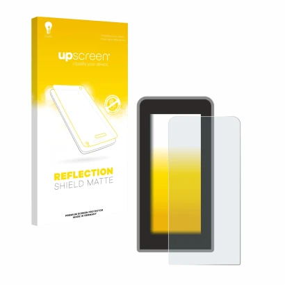 Face avant d’un emballage produit avec le logo de la marque upscreen. À côté, l’appareil Tenways CGO600 Pro est représenté ave