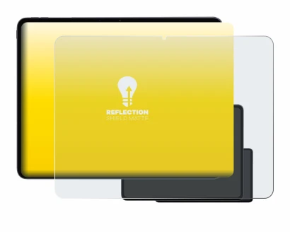 Image de l'appareil OnePlus Pad 3 avec une grande variété de protections d'écran.