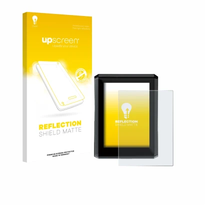 Face avant d’un emballage produit avec le logo de la marque upscreen. À côté, l’appareil Shimano SC-EN610 est représenté avec