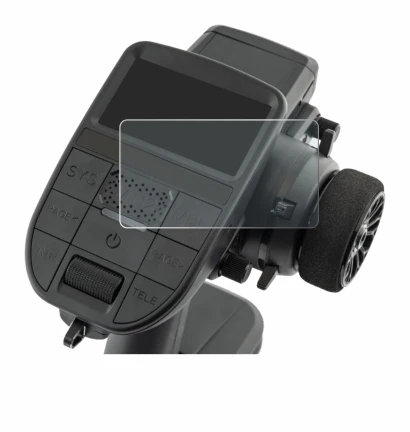 Image de l'appareil Radiomaster MT12 avec une grande variété de protections d'écran.