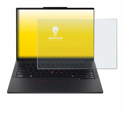 Image de l'appareil Lenovo ThinkPad T14 Gen 6 avec une grande variété de protections d'écran.