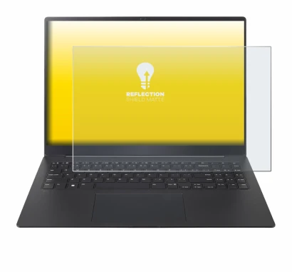 Image de l'appareil LG gram Pro 16 2025 avec une grande variété de protections d'écran.