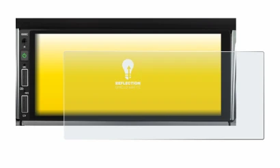 Image de l'appareil Hikity Carplay 6.86" avec une grande variété de protections d'écran.