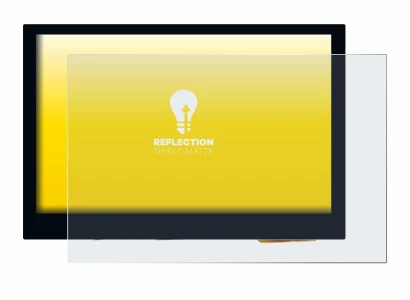 Image de l'appareil Waveshare 4.3" avec une grande variété de protections d'écran.