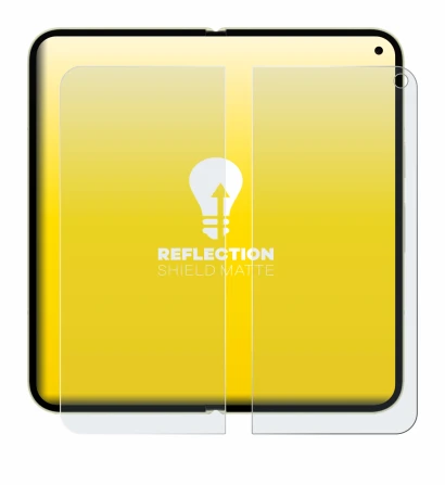 Image de l'appareil Google Pixel 10 Pro Fold (Affichage interne) avec une grande variété de protections d'écran.