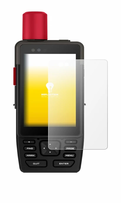Image de l'appareil Garmin GPSMAP H1i Plus avec une grande variété de protections d'écran.