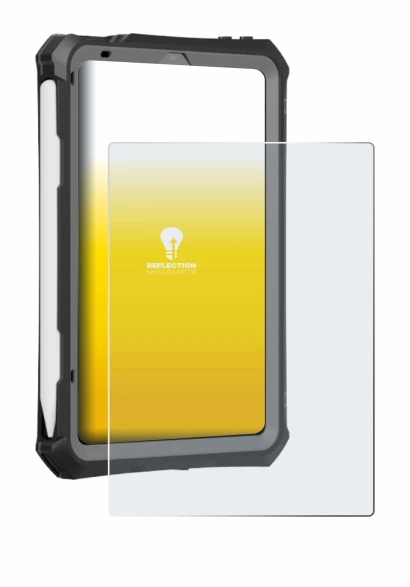 Image de l'appareil Apple iPad Mini 7 2024 (case-friendly) avec une grande variété de protections d'écran.