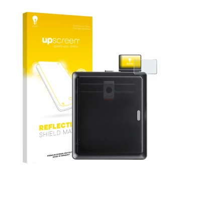 Face avant d’un emballage produit avec le logo de la marque upscreen. À côté, l’appareil Anycubic Kobra S1 / S1 Combo est repr