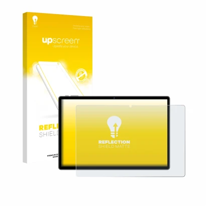Face avant d’un emballage produit avec le logo de la marque upscreen. À côté, l’appareil Pixpeak L211-EEA 14.1" est représenté