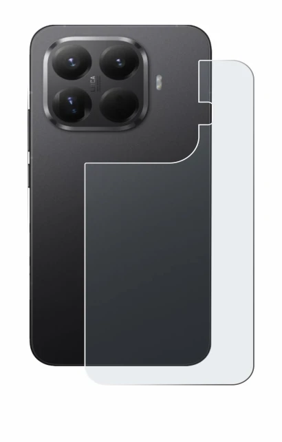 Image de l'appareil Xiaomi 15T Pro (Arrière) avec une grande variété de protections d'écran.