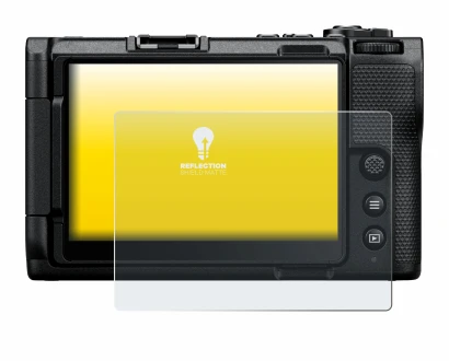 Image de l'appareil Nikon ZR avec une grande variété de protections d'écran.