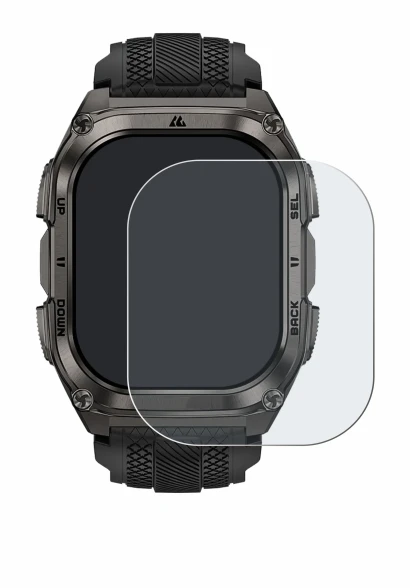 Image de l'appareil Kospet Tank M4 avec une grande variété de protections d'écran.