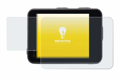 Image de l'appareil Akaso Brave 7 avec une grande variété de protections d'écran.