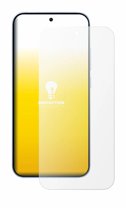 Image de l'appareil Oppo Reno 15 avec une grande variété de protections d'écran.