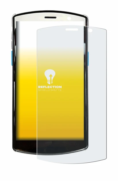 Image de l'appareil Unitech EA510 avec une grande variété de protections d'écran.