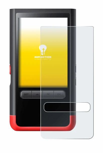 Image de l'appareil ThermoMaven P2 avec une grande variété de protections d'écran.