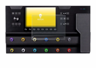 Image de l'appareil Line 6 Helix Stadium XL avec une grande variété de protections d'écran.